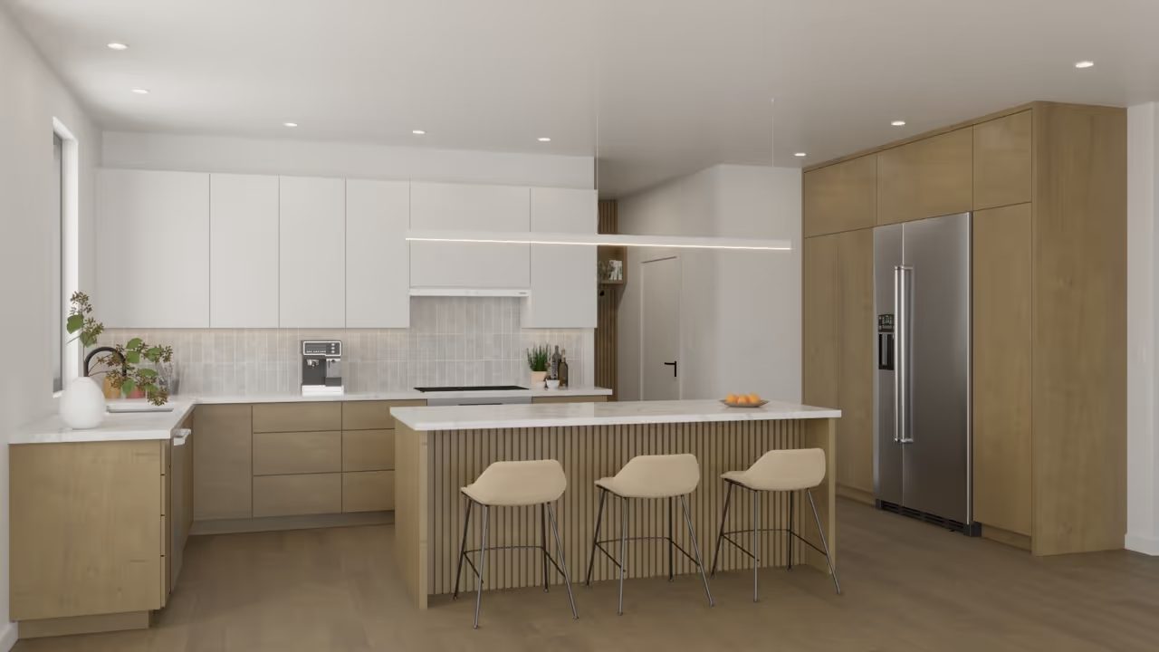 Rendering of condo units 2 and 4 at 56 Cumberland Ave