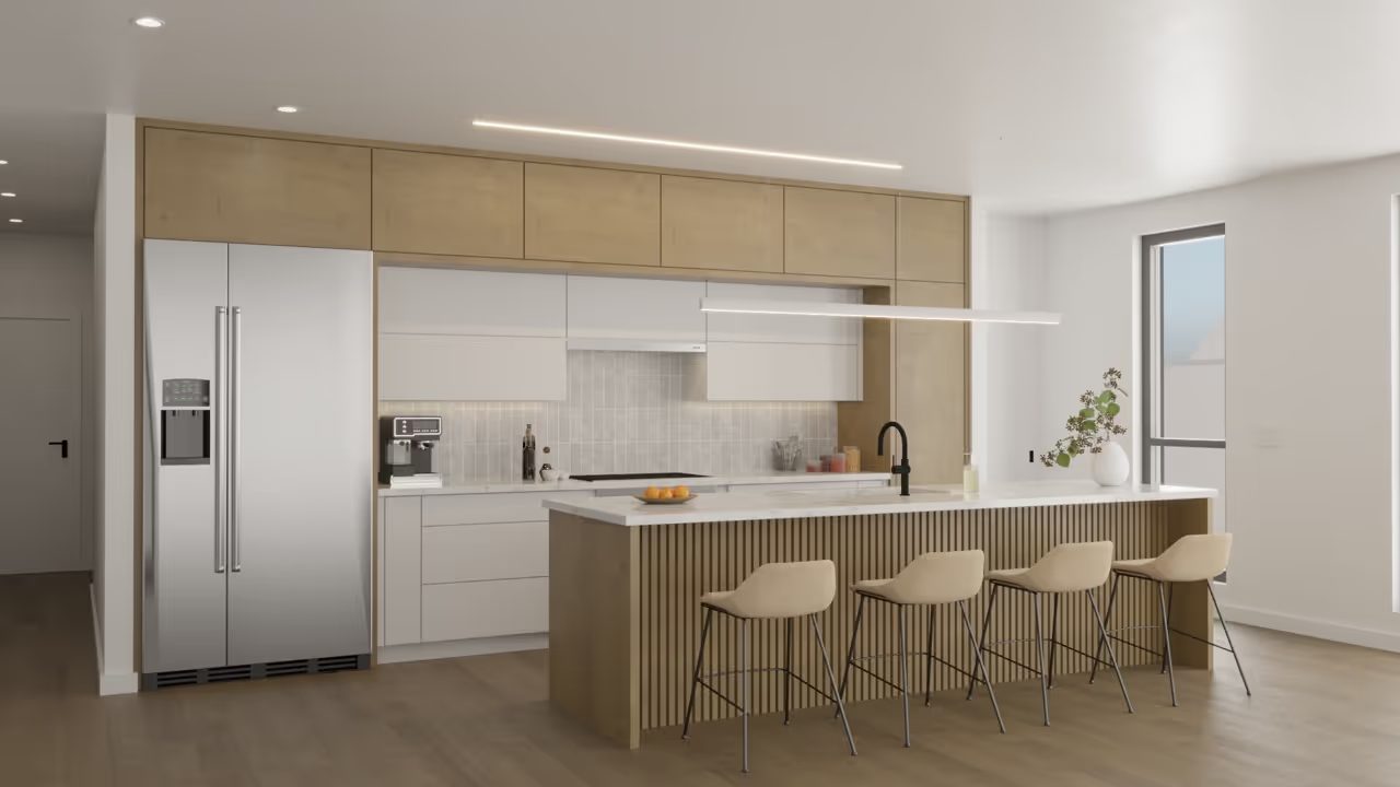 Rendering of condo units 3 and 5 at 56 Cumberland Ave