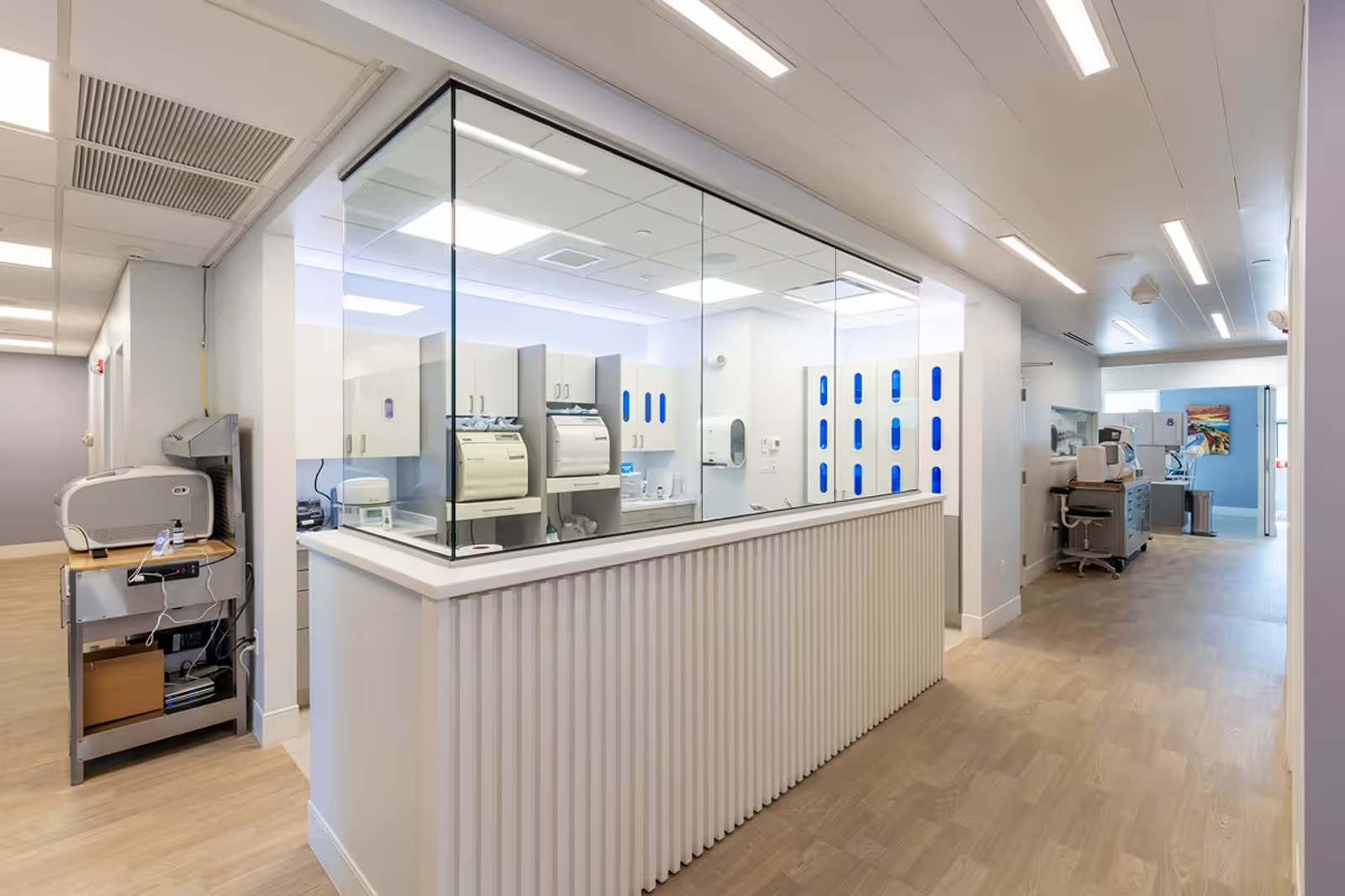 Clinical workspace at Inspire Dental of Maine