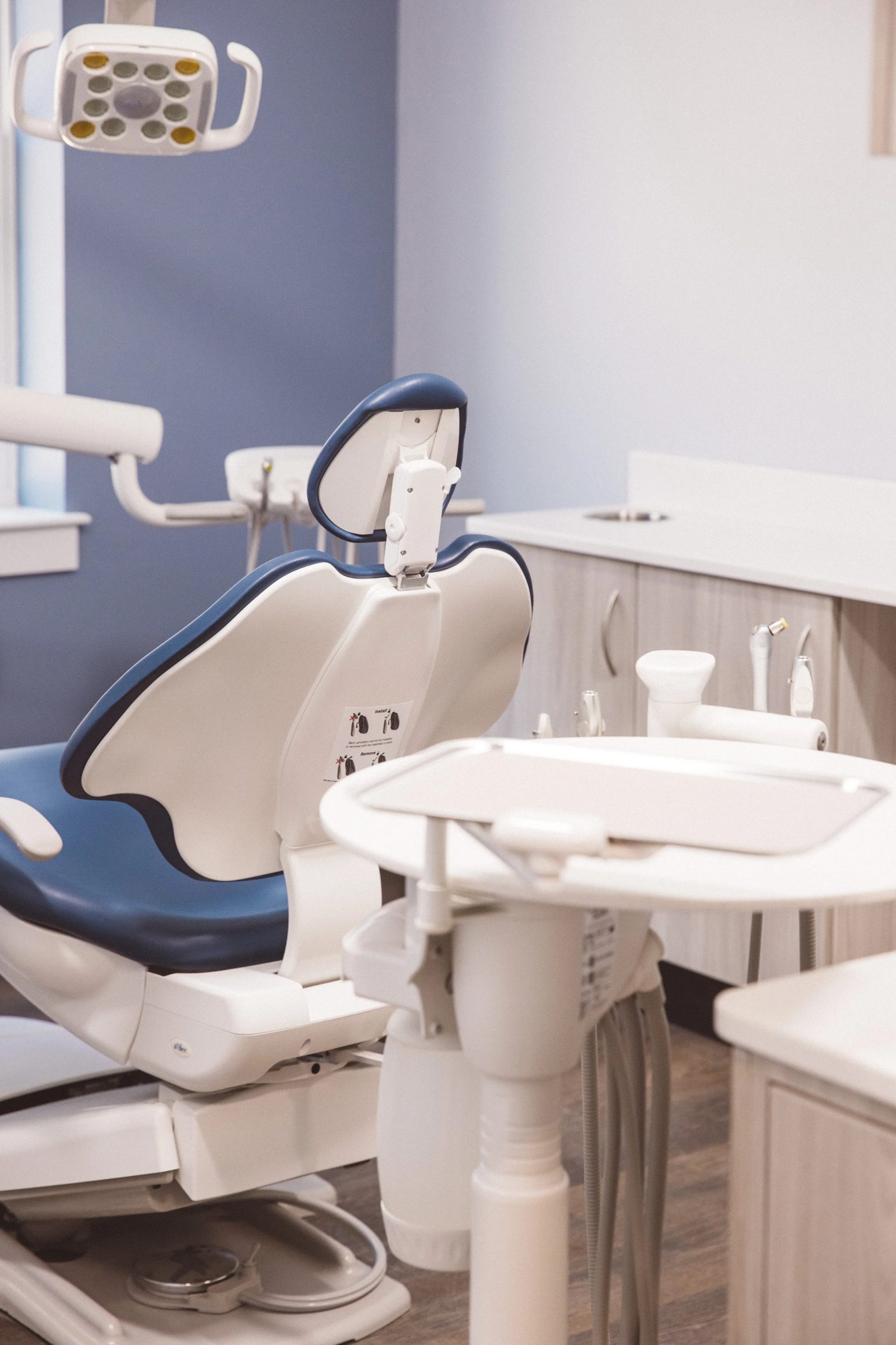 Dental operatory with equipment and casework