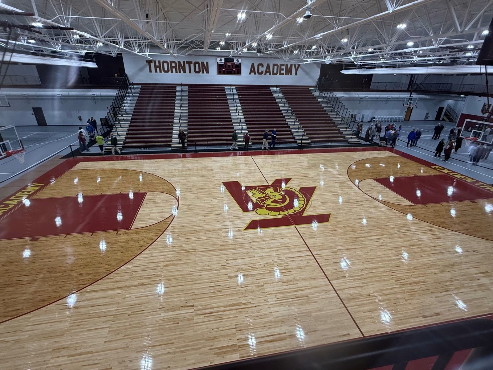 Full-court gymnasium at Thornton Academy Miles Field House